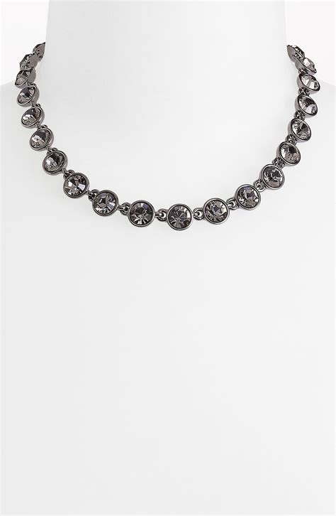 givenchy crystal necklace|givenchy crystal collar necklace.